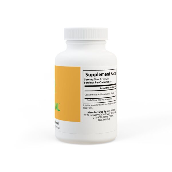 CoQ10 (Ubiquinone) Supplement (30 Capsules) - Image 3